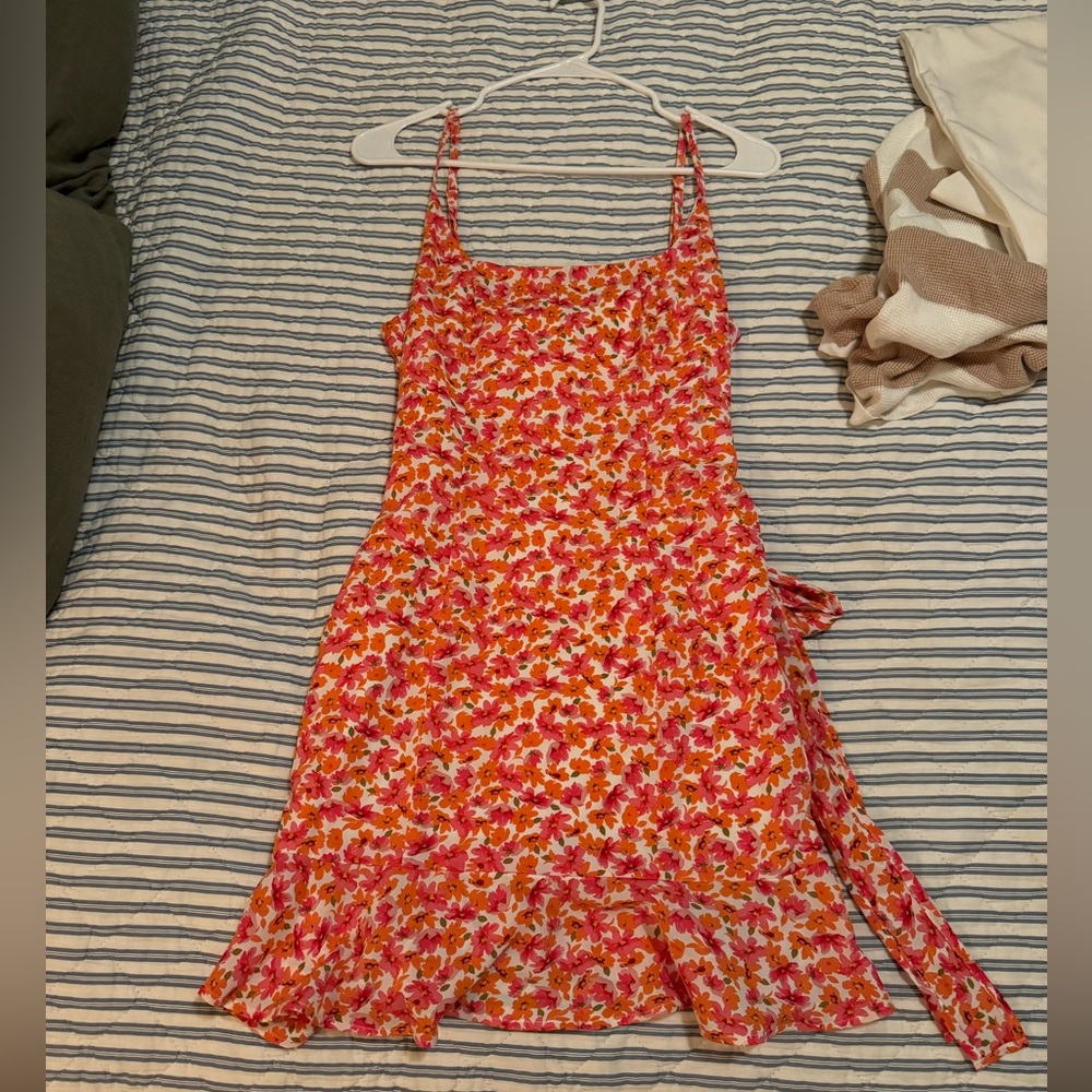 Princess Polly Pink And Orange Floral Mini Dress